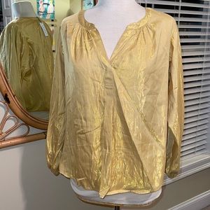 NWT VELVET by Graham  & Spencer blouse L